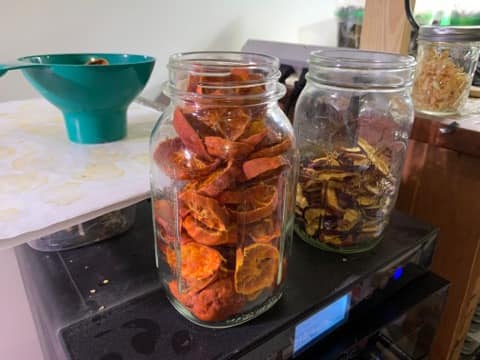 Dehydrating Leftover Fruit