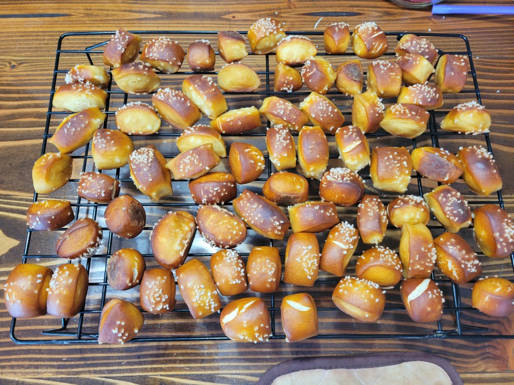 Sourdough Pretzel Bites